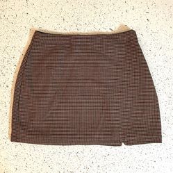 Abercrombie & Fitch Houndstooth Mini Skirt Size XS