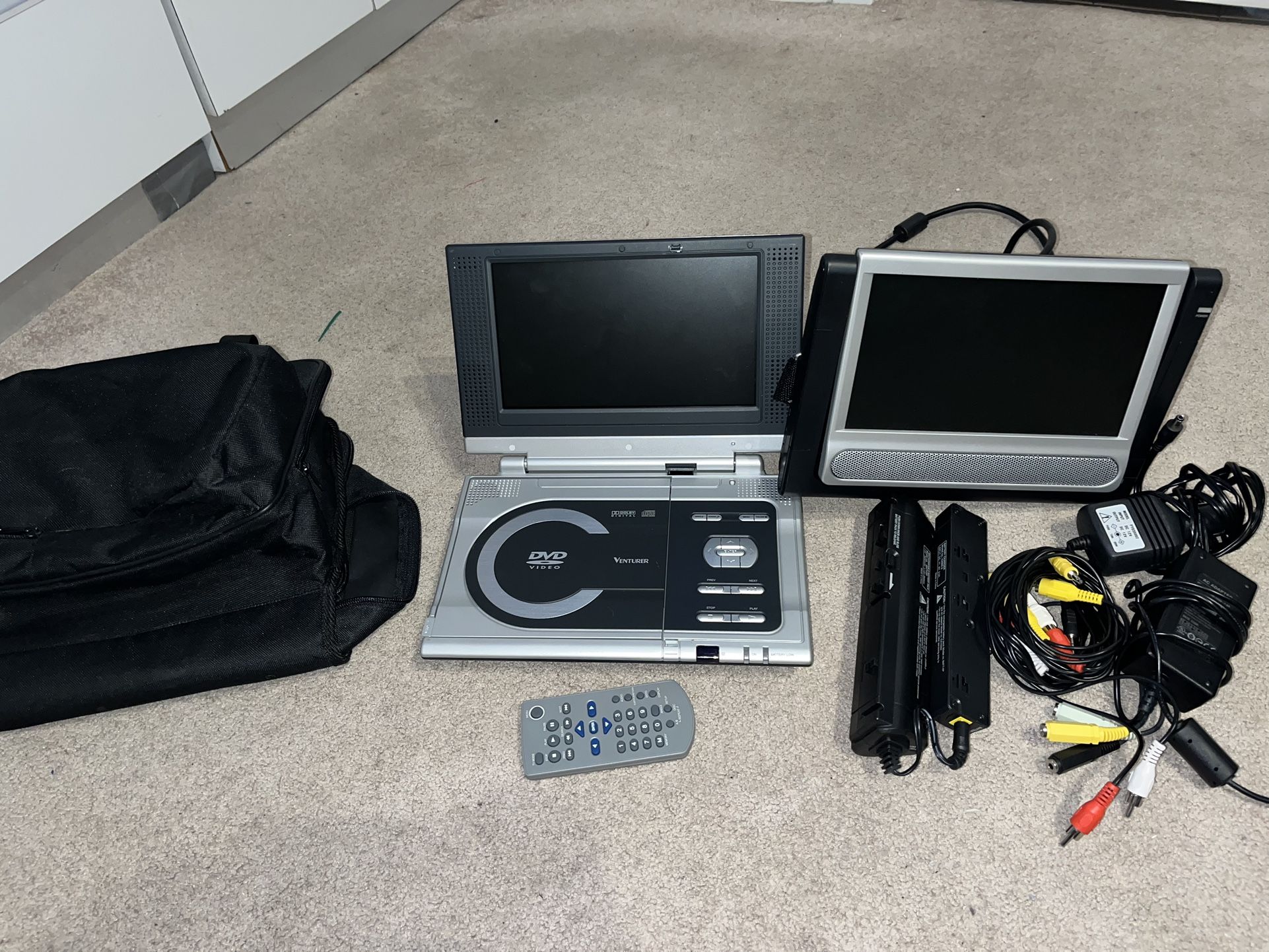 Car DVD Player With 2nd Screen For Back Of Headrest