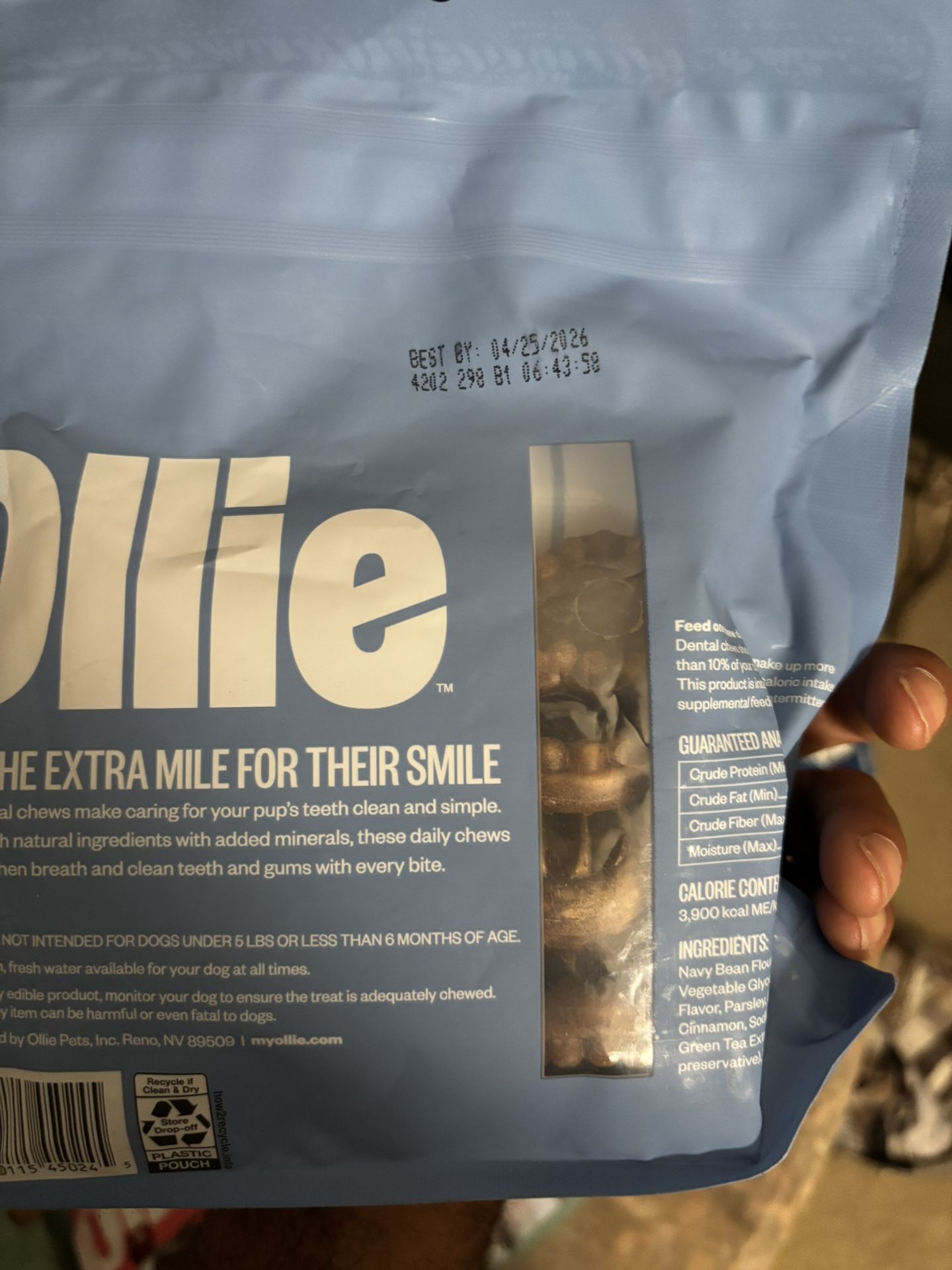 Dogs food, and treats and vitamins