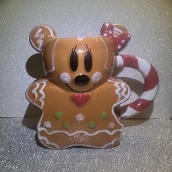 Mickey And Minnie Gingerbread Mugs