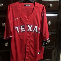 Texas Rangers Jersey Sz 2xl 