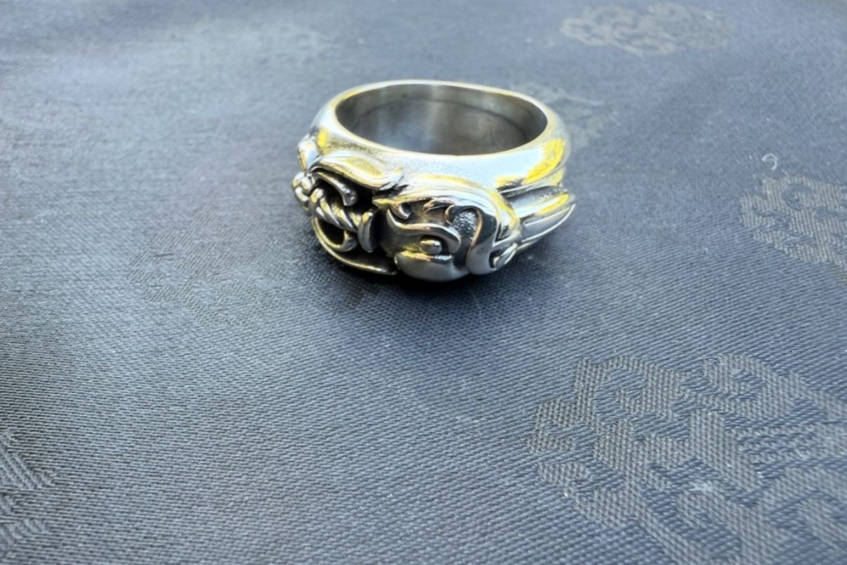 Chrome Hearts Heart Dagger Ring 1-1