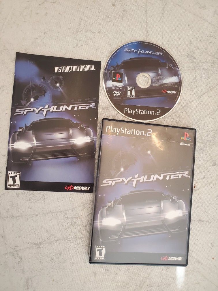 Spy Hunter (Sony PlayStation 2, PS2) CIB Complete disk mint video game
