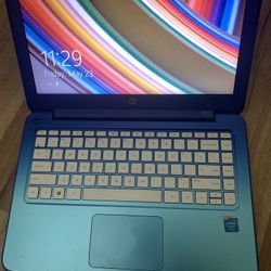 Blue HP Laptop