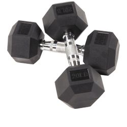 2x20 Lb Dumbbells New In Box