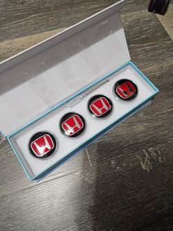 BRAND NEW 4PCS HONDA 65MM LED ILLUMINATED WHEEL RIM CENTER CAPS HUBS COVER FOR HONDA ACCORD