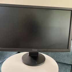 24” FHD Viewsonic Monitor  HDMI, VGA, DVI inputs  Height adjustable, pan/tilt/ swivel VESA mount compatible 