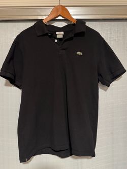Lacoste Classic Polo Shirt – Black – Size XXL (7) – Lot of 3