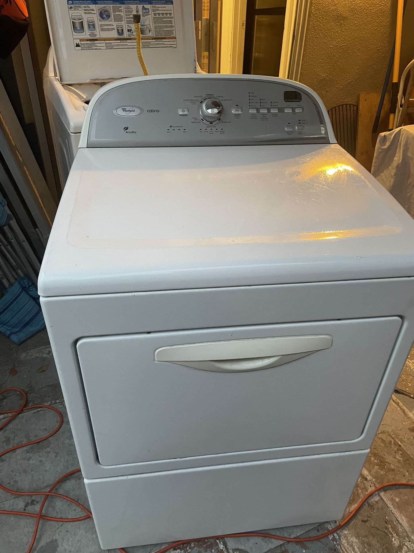 Whirlpool Cabrio Washer And Gas Dryer 
