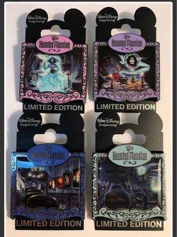 DISNEY - WDW - WDI - RIDE THROUGH SERIES #6 - HAUNTED MANSION LE 300 PIN SET