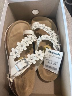 White Youth sandals