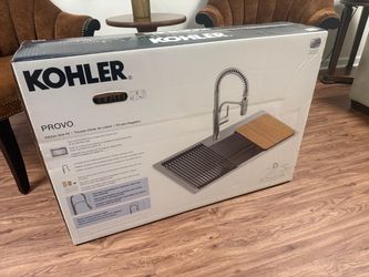Kohler Provo Kitchen Sink Kit - Brand NEW - OBO