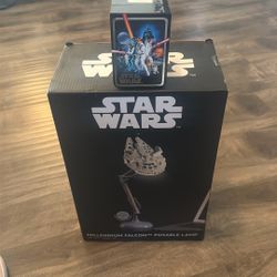 Star Wars Millennium Falcon Disposable Lamp And Star Wars Darth Vader Watch