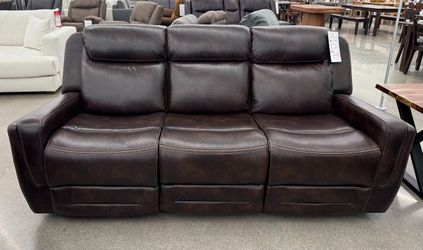 Junction City Brown Reclining Sofa