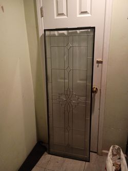leaded Glass Door Insert Panel