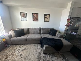 Living Spaces Sectional Sofa