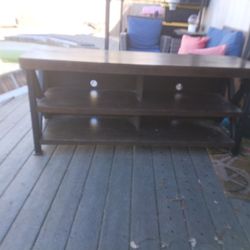 Large Solid Wood TV Stand
