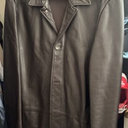 Banana Republic Leather Jacket  XL Asking $60 Obo 