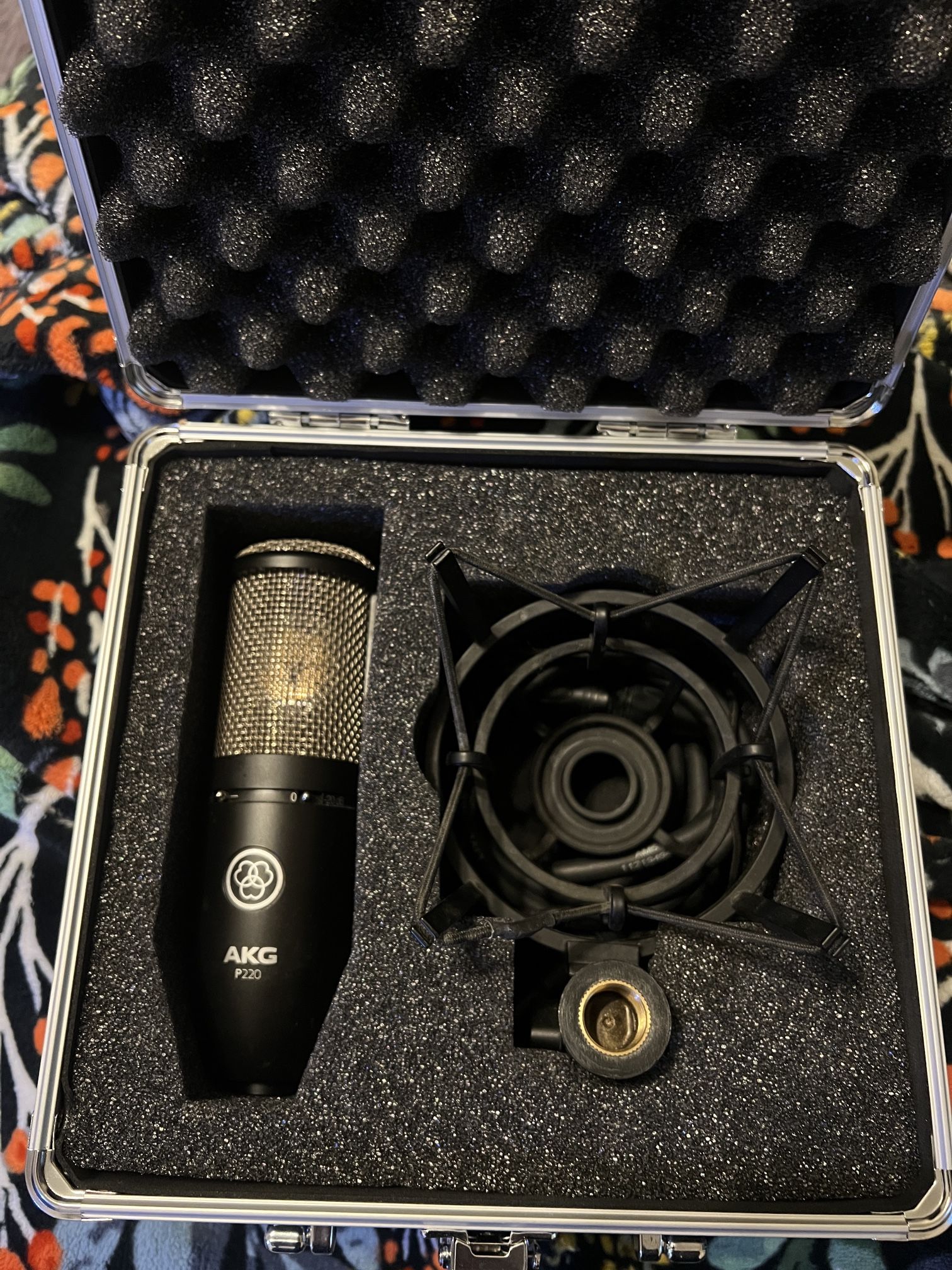 AKG p220 dynamic studio microphone