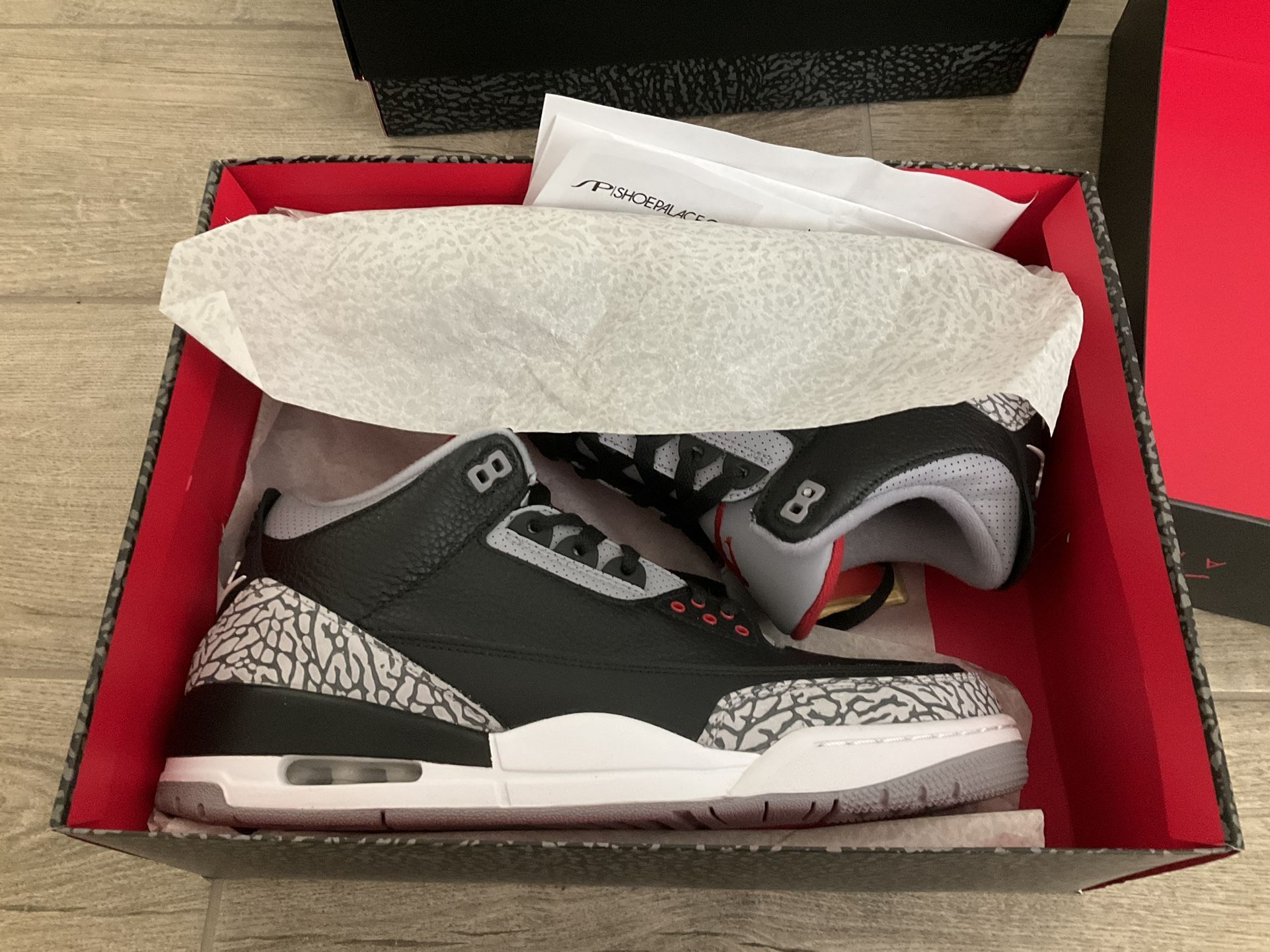 2018 Jordan 3 Black Cement Men’s Size 13