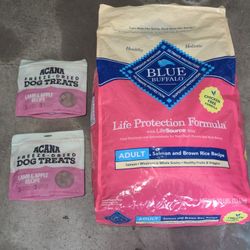 30lb Dog food & treats ($60 firm)