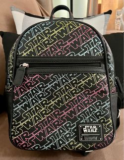 Loungefly Star Wars Rainbow Color Logo Mini Backpack-Pick Up Only Highland Park 90042