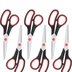 Scissors Bulk black 6-Pack