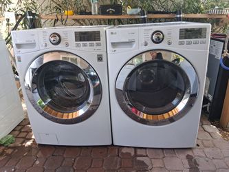 LG washer front loader extra large capacity and gas dryer set (FREE DELIVERY AND INSTALLATION)