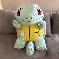 40” Giant Squirtle Pokemon Toy Factory Plush Jumbo Stuffed