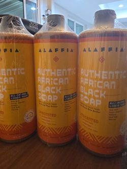 4 Alaffia Authentic African Black Soap