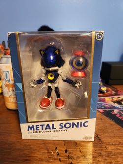 Jakks pacific gold line sonic the hedgehog metal sonic figure