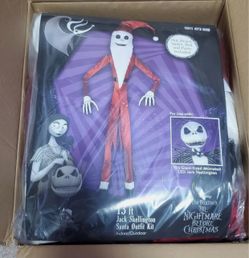 Nightmare Before Christmas 13 Ft Jack Skellington Santa Outfit $400