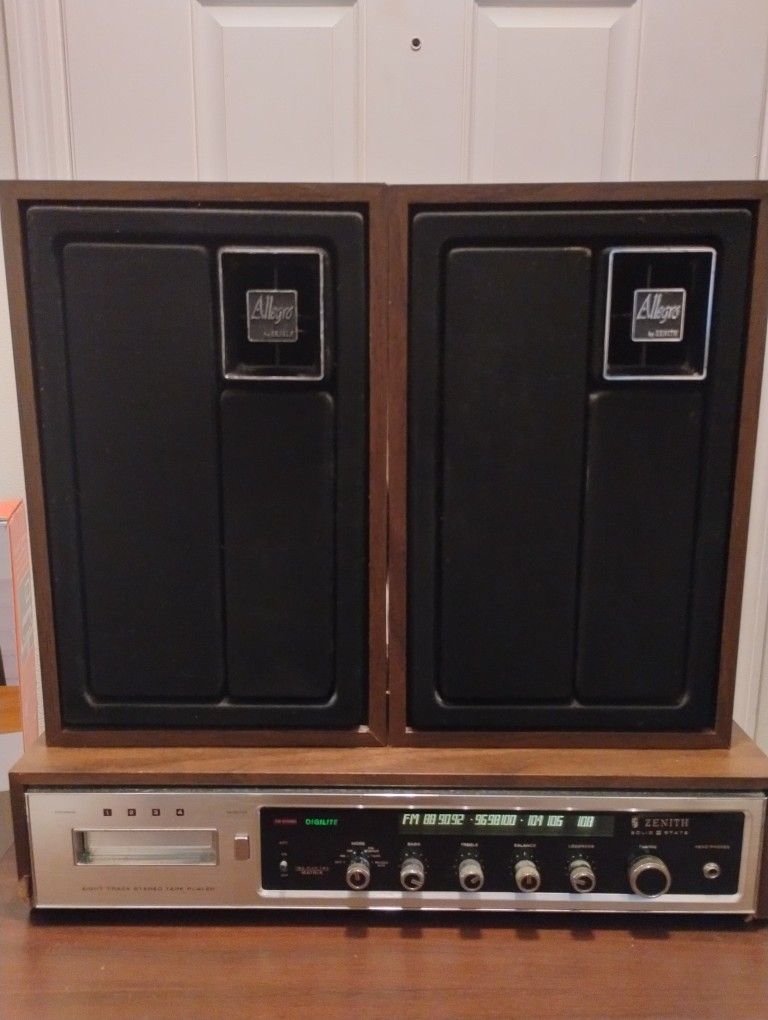 Vintage Zenith 8 Track Stereo Video Available 