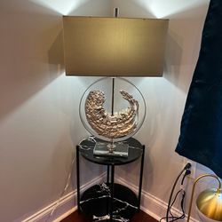 Uttermost Ambler Table Lamps Nickle Finish