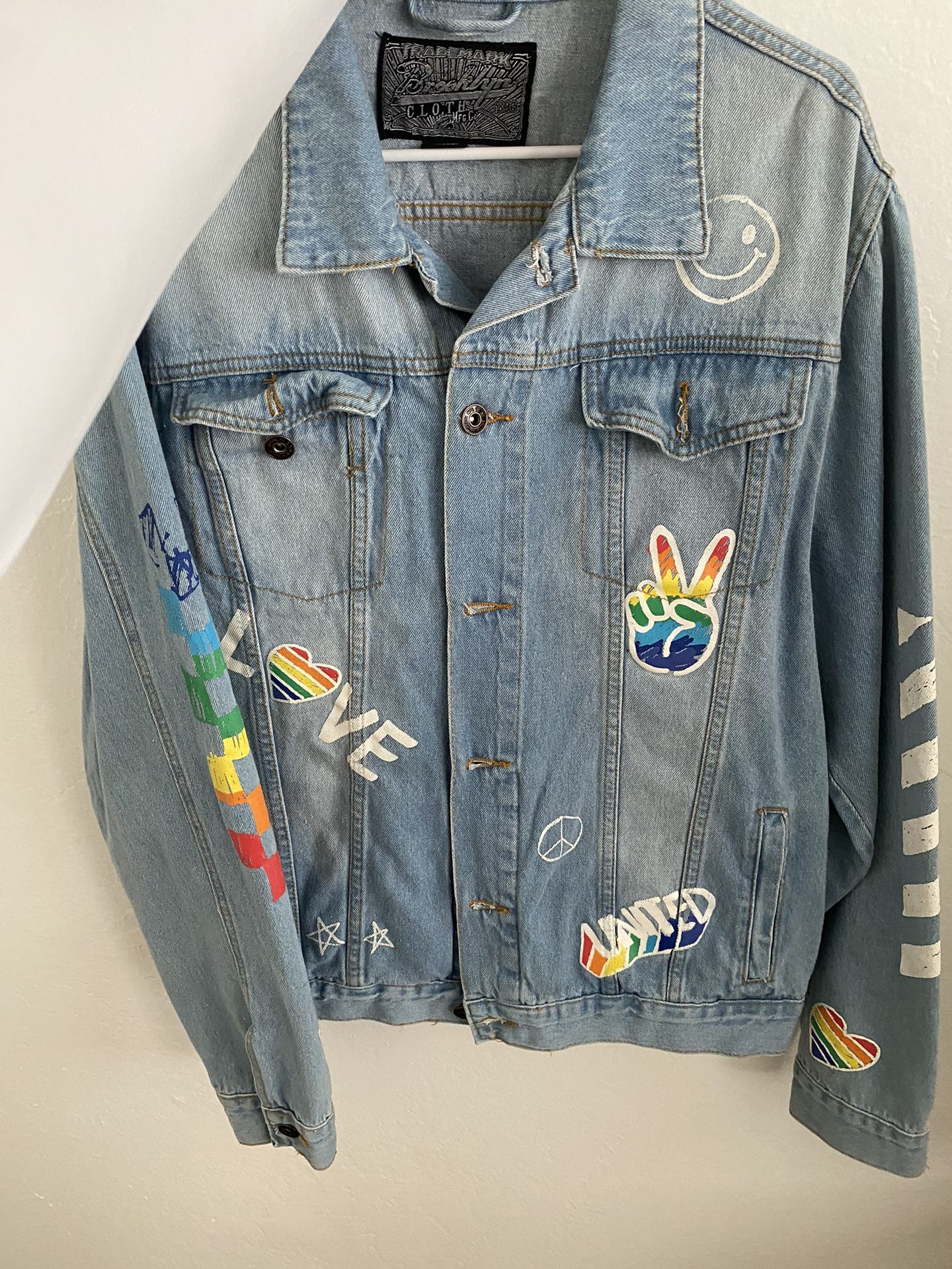 XL Oversized Pride Jean Jacket 