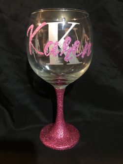 Personalized and customized glasses, wine, shot, beer, martini.
