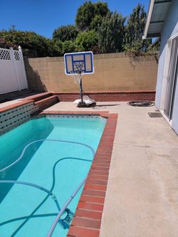 Swimming Pool Basketball court