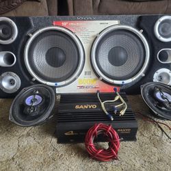 Amplificador y Bocinas 