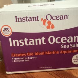 Instant Ocean Sea Salt - 200 gallon Box