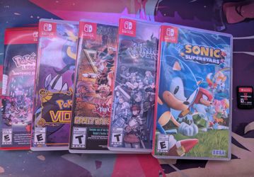 Nintendo Switch Games Pokemon/Daemon X/Yugioh/Unicorn/Sonic