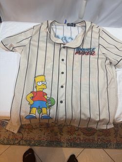 Simpsons Baseball Jersey Men's 2XL
