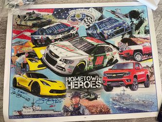 NASCAR SAM BASS POSTER
