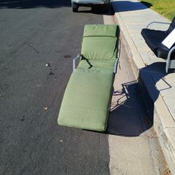 Pool Patio Lounger With Cushion