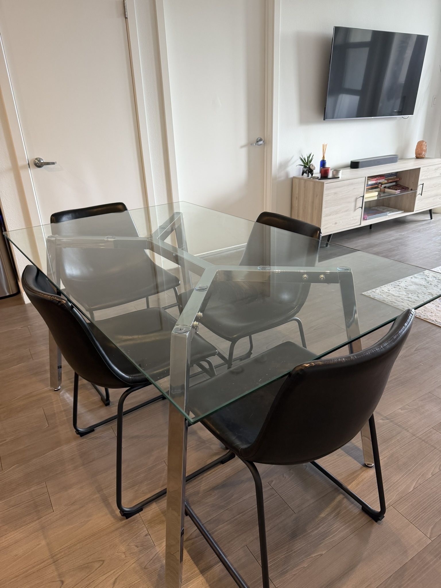 Glass Dining Table 