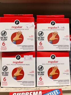 Regular Nail Polish Remover Pads