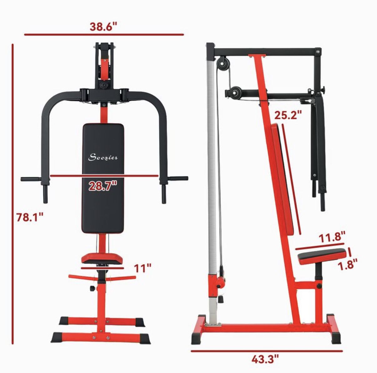 Soozier Chest Fly Machine (NEW IN BOX)