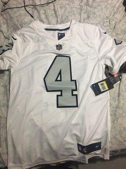 Raiders Derek Carr authentic jersey size small