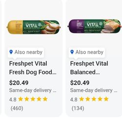 Fresh Pet Vital Refrigerated Dog Food In Tubes And Packages