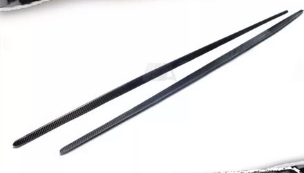 CLA250 roof wing and carbon side skirt trim