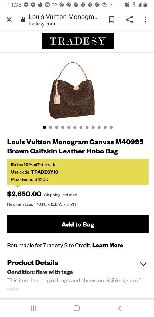 Used LOUIS VUITTON PARIS PURSE $1300.00 for Sale in Covina